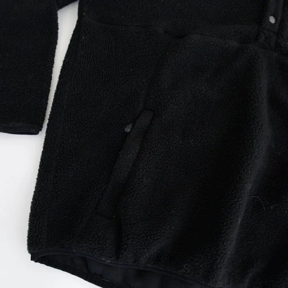 Vintage Avalanche  Outdoor Supply Co. Black Teddy Bear Soft Fabric with Kangaroo - Picture 8 of 14